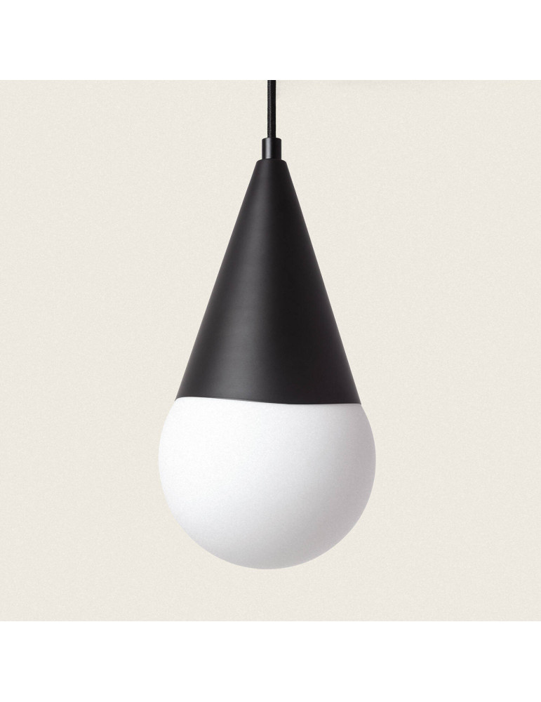 Suspension Métal et Verre Tenul