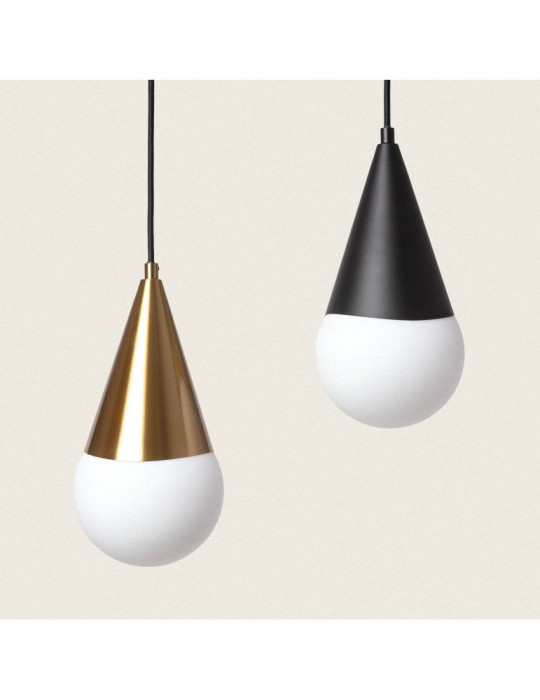 Suspension Métal et Verre Tenul