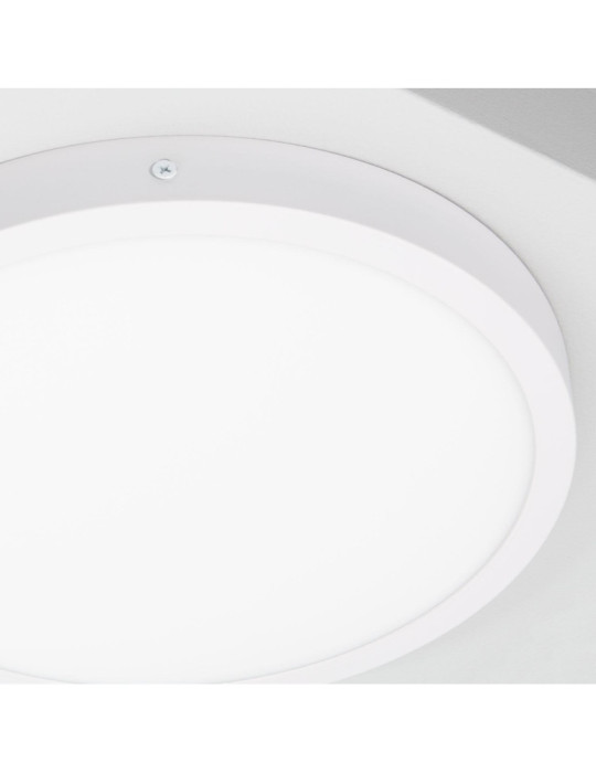 Plafonnier LED 24W Rond Aluminium Ø280 mm Slim CCT Sélectionnable Galán SwitchDimm