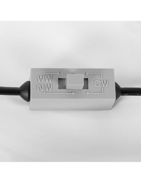 Plafonnier LED 24W Rond Aluminium Ø280 mm Slim CCT Sélectionnable Galán SwitchDimm