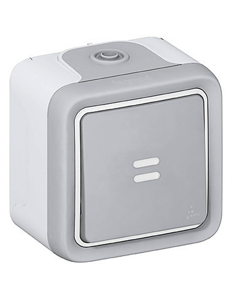 Bouton-Poussoir NO Lumineux Monobloc Plexo LEGRAND 069722