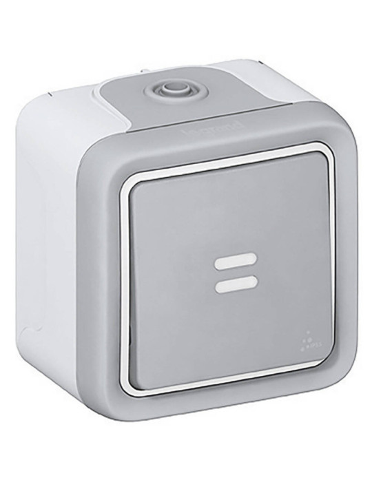 Bouton-Poussoir NO Lumineux Monobloc Plexo LEGRAND 069722