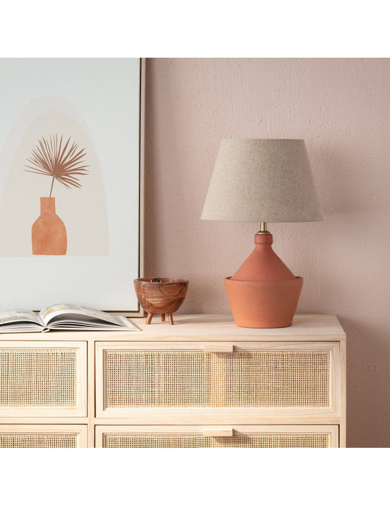 Lampe à Poser Terracota Aike ILUZZIA