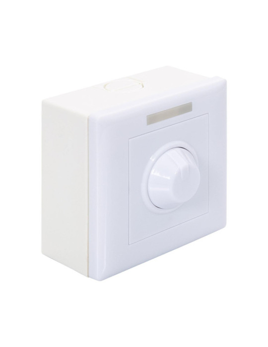 Contrôleur variateur Mural pour Ruban LED Monochrome 12/24V DC avec Télécommande IR