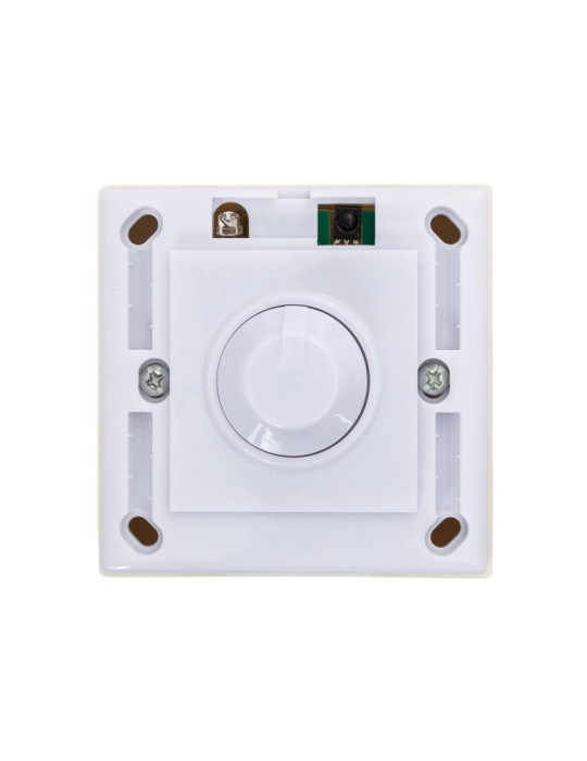 Contrôleur variateur Mural pour Ruban LED Monochrome 12/24V DC avec Télécommande IR