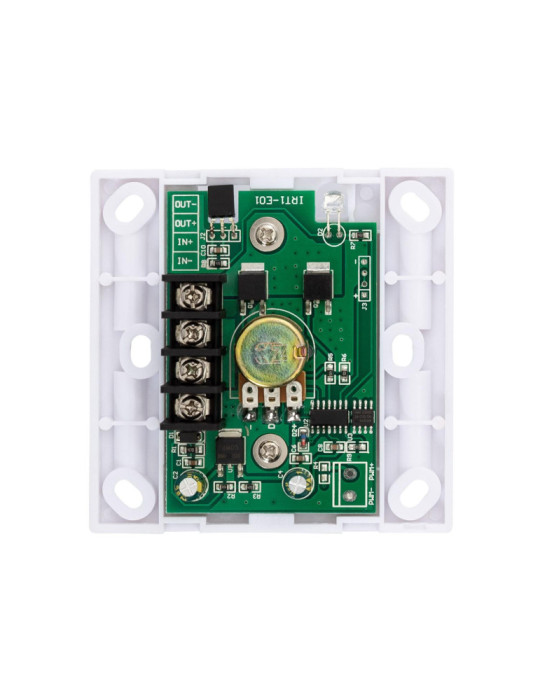 Contrôleur variateur Mural pour Ruban LED Monochrome 12/24V DC avec Télécommande IR