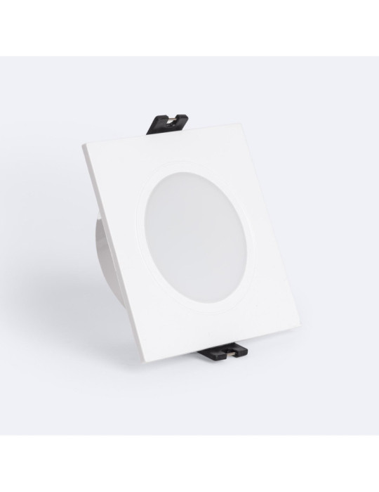 Collerette Downlight Carré IP65 pour Ampoule LED GU10 / GU5.3 Coupe Ø75 mm Maxis Collerette Downlight Carré IP65 pour Ampoule LED GU10 / GU5.3 Coupe Ø75 mm Maxis