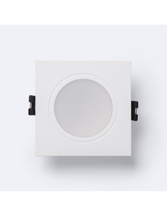 Collerette Downlight Carré IP65 pour Ampoule LED GU10 / GU5.3 Coupe Ø75 mm Maxis