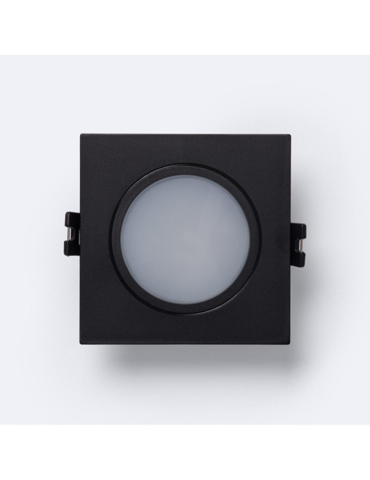 Collerette Downlight Carré IP65 pour Ampoule LED GU10 / GU5.3 Coupe Ø75 mm Maxis