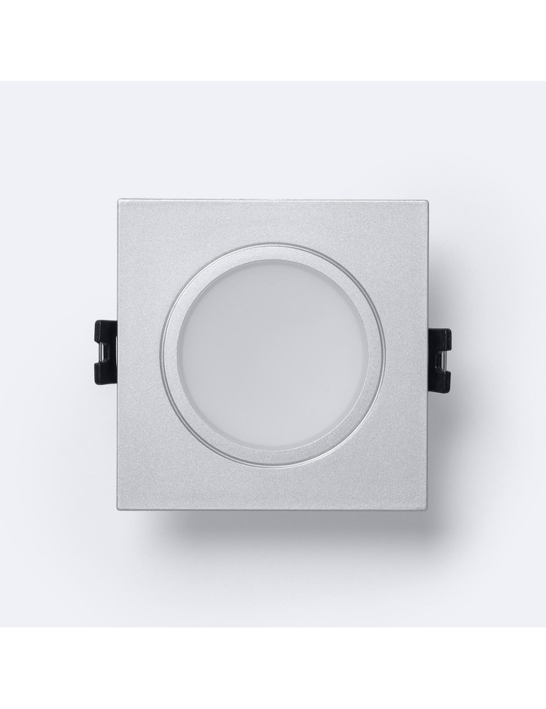 Collerette Downlight Carré IP65 pour Ampoule LED GU10 / GU5.3 Coupe Ø75 mm Maxis