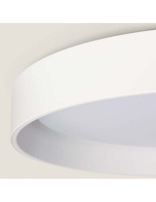 Plafonnier LED Rond Métal 30W CCT Sélectionnable Big Broadwey Ø550 mm
