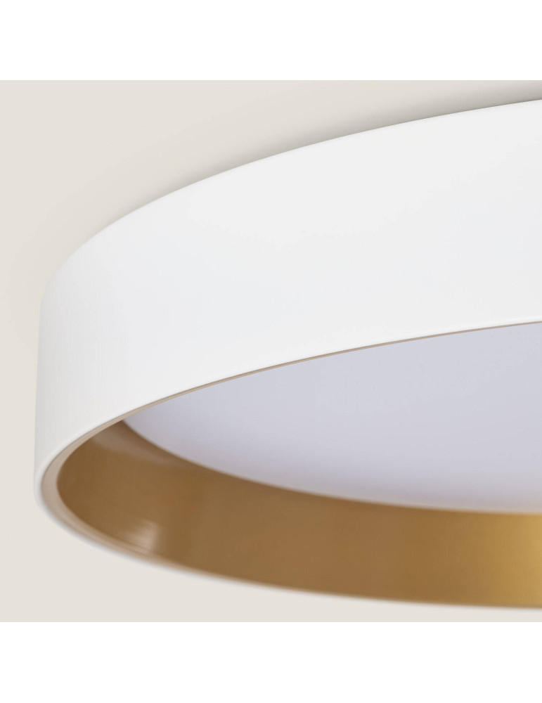 Plafonnier LED Rond Métal 30W CCT Sélectionnable Big Broadwey Ø550 mm