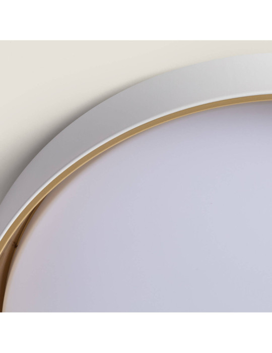 Plafonnier LED Rond Métal 30W CCT Sélectionnable Big Broadwey Ø550 mm