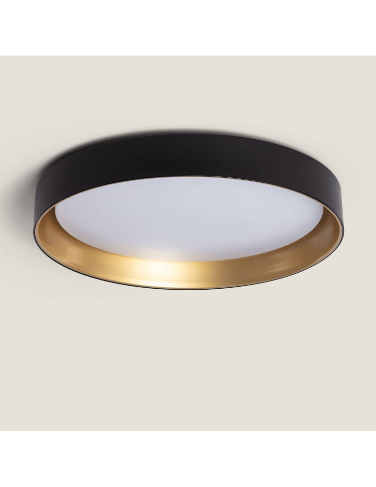 Plafonnier LED Rond Métal 30W CCT Sélectionnable Big Broadwey Ø550 mm