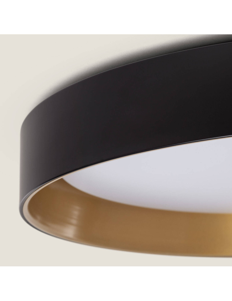 Plafonnier LED Rond Métal 30W CCT Sélectionnable Big Broadwey Ø550 mm