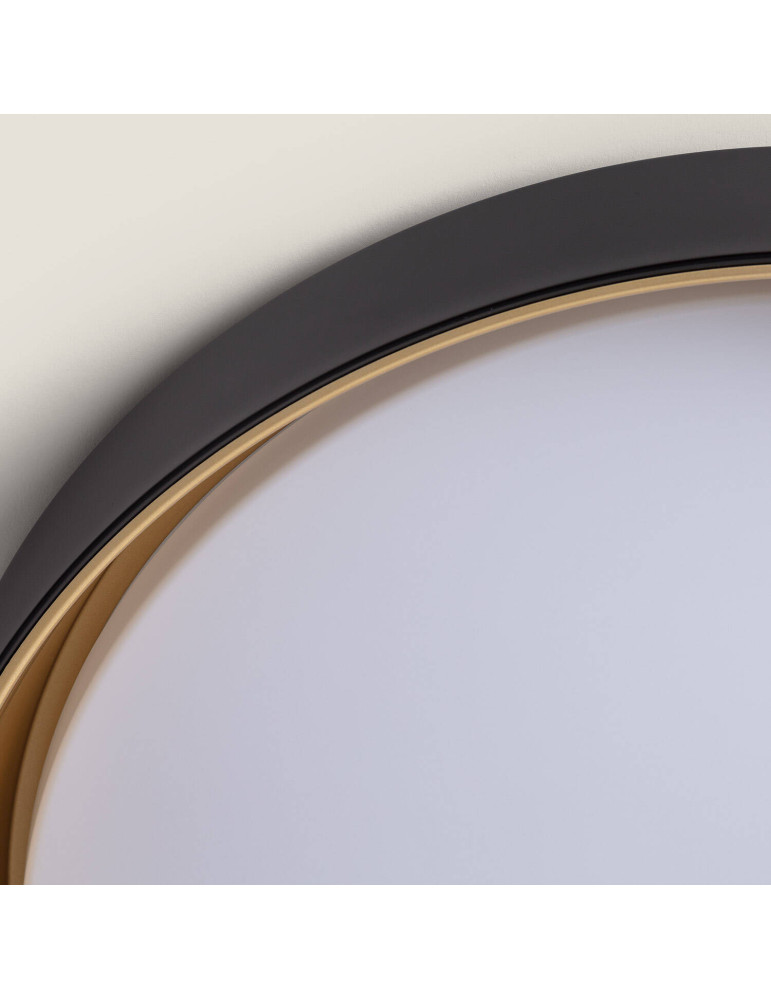 Plafonnier LED Rond Métal 30W CCT Sélectionnable Big Broadwey Ø550 mm