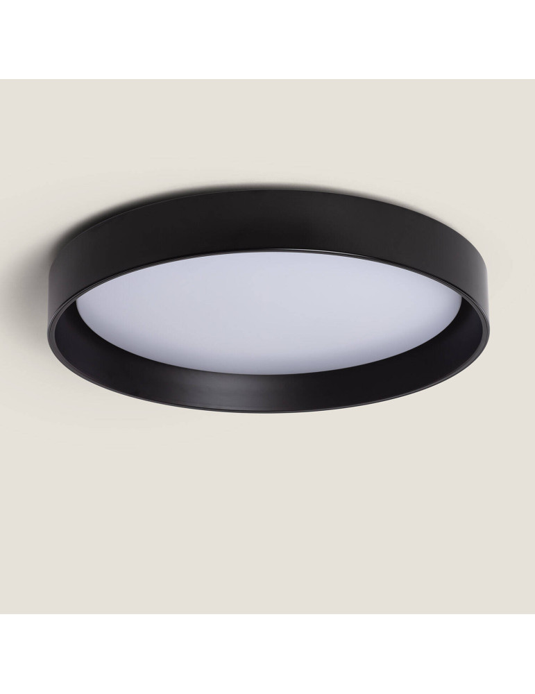 Plafonnier LED Rond Métal 30W CCT Sélectionnable Big Broadwey Ø550 mm