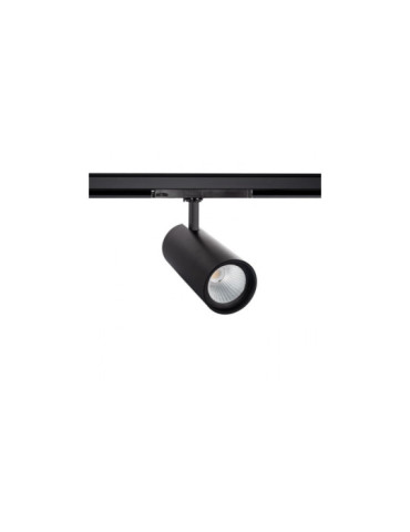 Spot LED sur Rail Triphasé 30W d'Angelo PHILIPS Xitanium Noir