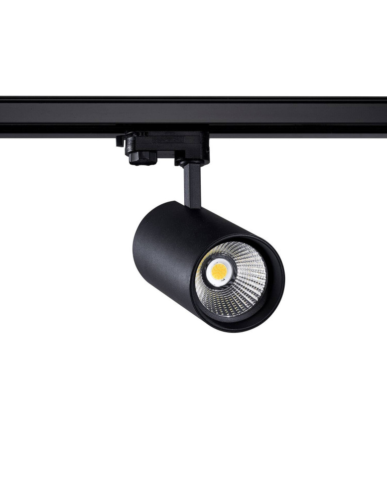 Spot LED sur Rail Triphasé 30W d'Angelo PHILIPS Xitanium Noir