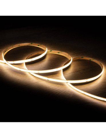 Bobine Ruban LED COB 24V DC 312 LED/m 20m IP20 Largeur 8mm Coupe tous les 10cm