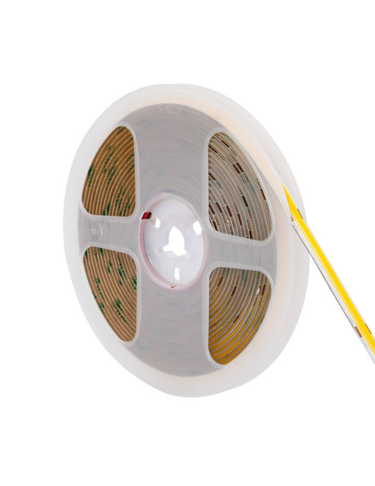Bobine Ruban LED COB 24V DC 312 LED/m 20m IP20 Largeur 8mm Coupe tous les 10cm