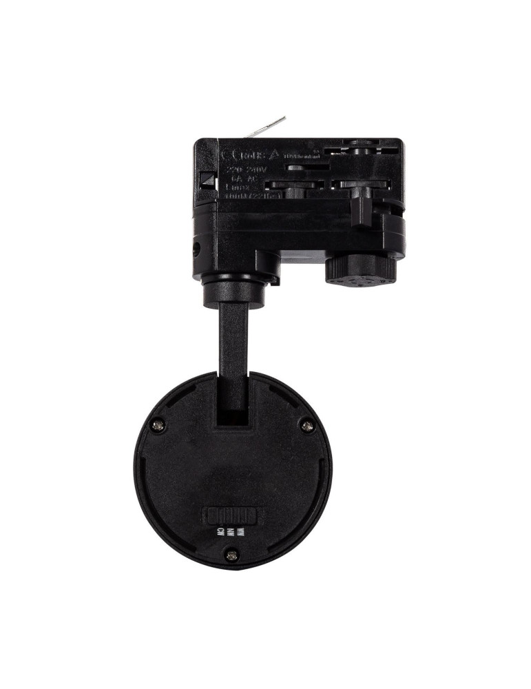 Spot LED sur Rail Triphasé 20W Onuba CCT Noir