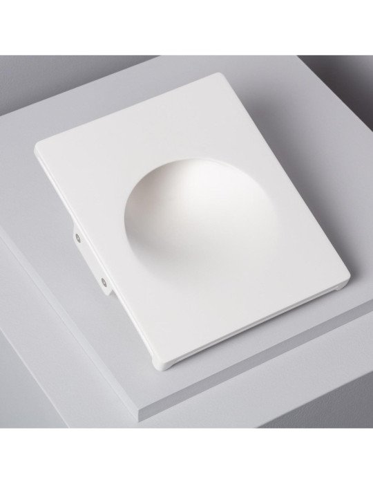 Applique Murale Intégration Plâtre/Pladur pour Ampoule LED GU10/GU5.3 Coupe 253x213 mm