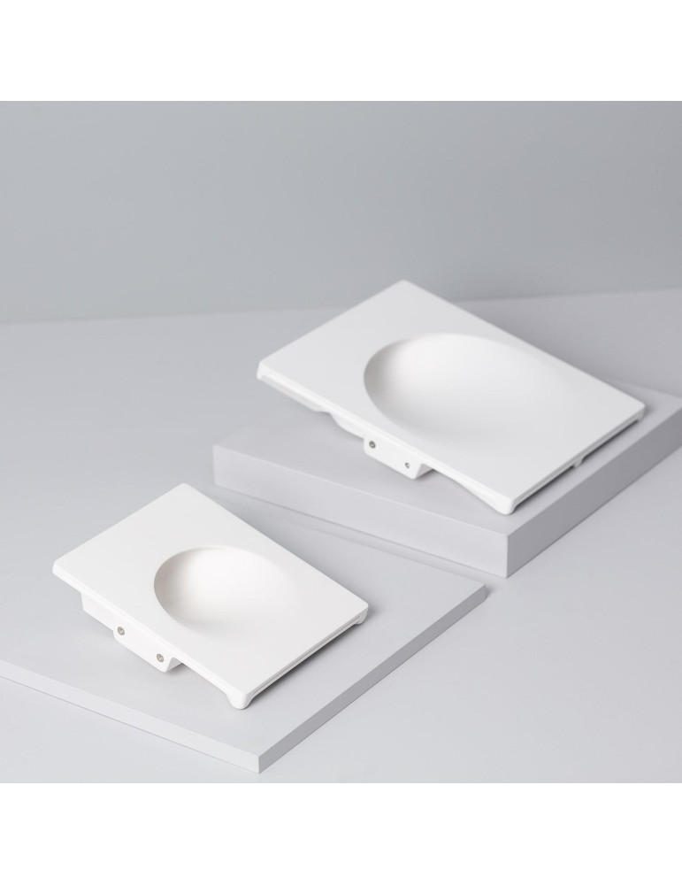 Applique Murale Intégration Plâtre/Pladur pour Ampoule LED GU10/GU5.3 Coupe 253x213 mm