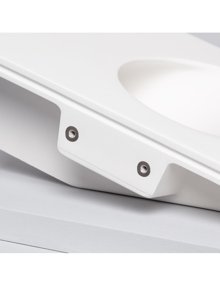 Applique Murale Intégration Plâtre/Pladur pour Ampoule LED GU10/GU5.3 Coupe 253x213 mm