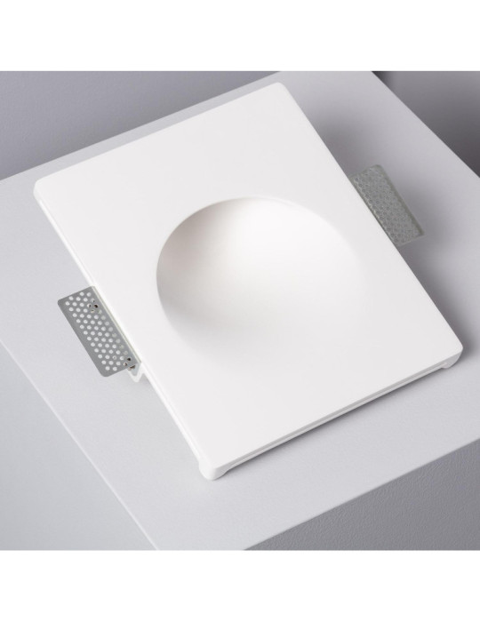Applique Murale Intégration Plâtre/Pladur pour Ampoule LED GU10/GU5.3 Coupe 253x213 mm