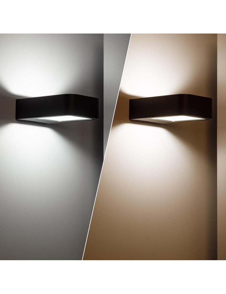 Applique Murale LED Extérieure 6W Aluminium Éclairage Double Face Asturica