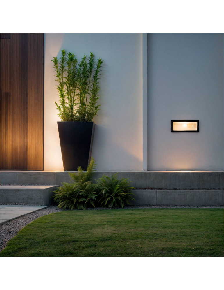 Balise Murale Extérieure Encastrable pour Ampoules E27