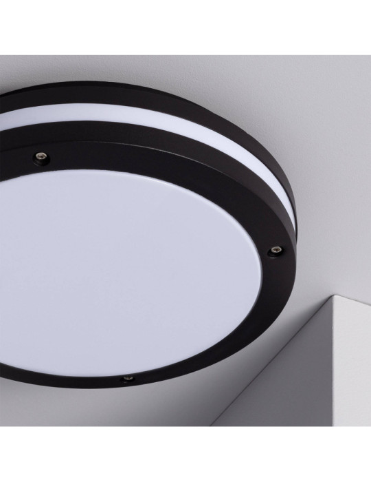 Plafonnier Rond Métal Corso Ø300 mm pour Extérieur IP54