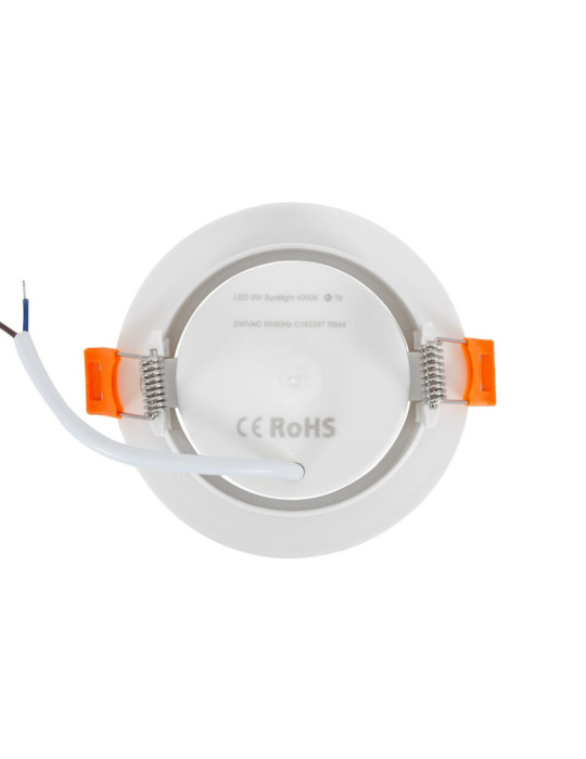 Spot Downlight LED 5W Rond SOLID Slim Coupe Ø 75 mm