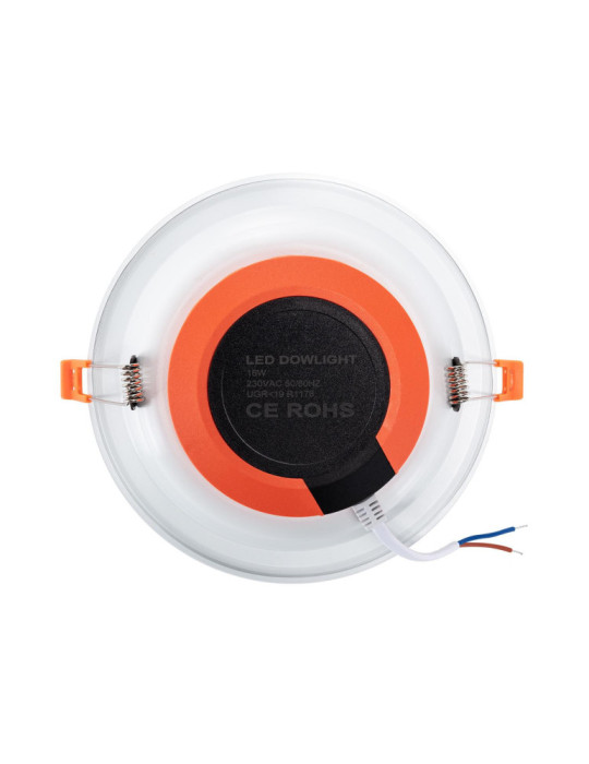 Downlight LED 16W Rond LUX CRI90 Coupe Ø 165 mm IP44