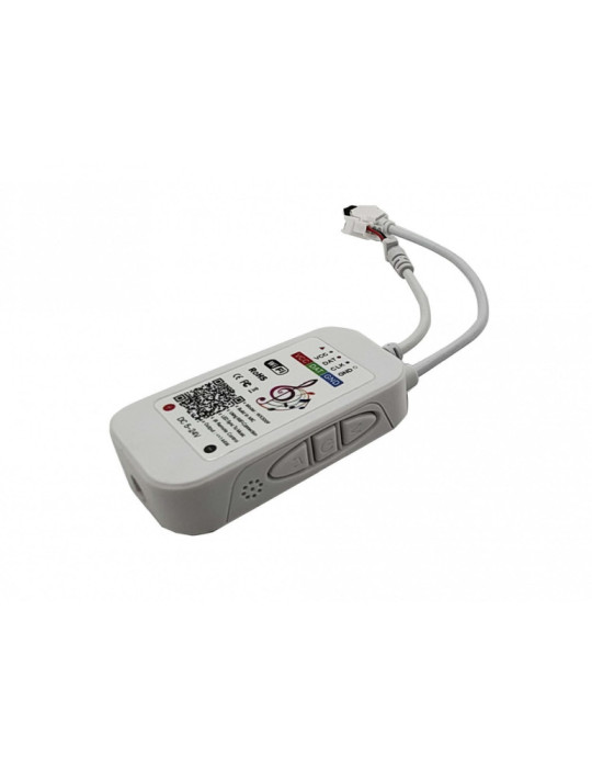 Contrôleur Variateur Tuya Wifi Ruban LED RGB Numérique SPI 5-24V DC Avec Télécommande IR