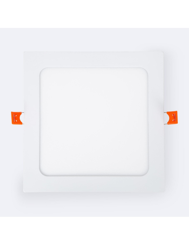 Dalle LED 15W Carrée Extra-Plate Coupe 170x170 mm Pack 2 Unités