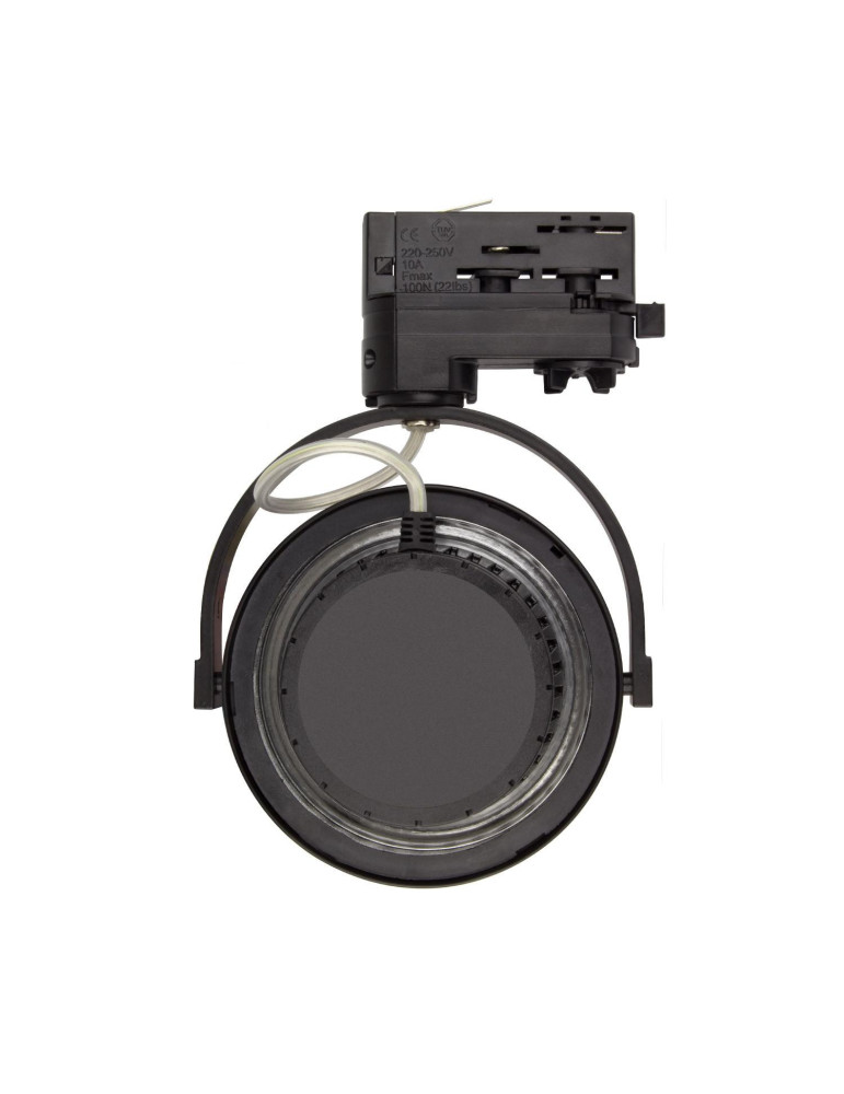 Spot LED sur Rail Triphasé CREE AR111 15W Dimmable Noir