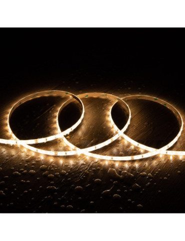 Ruban LED 24V DC SMD2835 60LED/m 5m IP65 Largeur 8mm Coupe 10cm