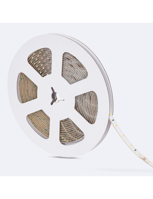 Ruban LED 24V DC SMD2835 60LED/m 5m IP65 Largeur 8mm Coupe 10cm