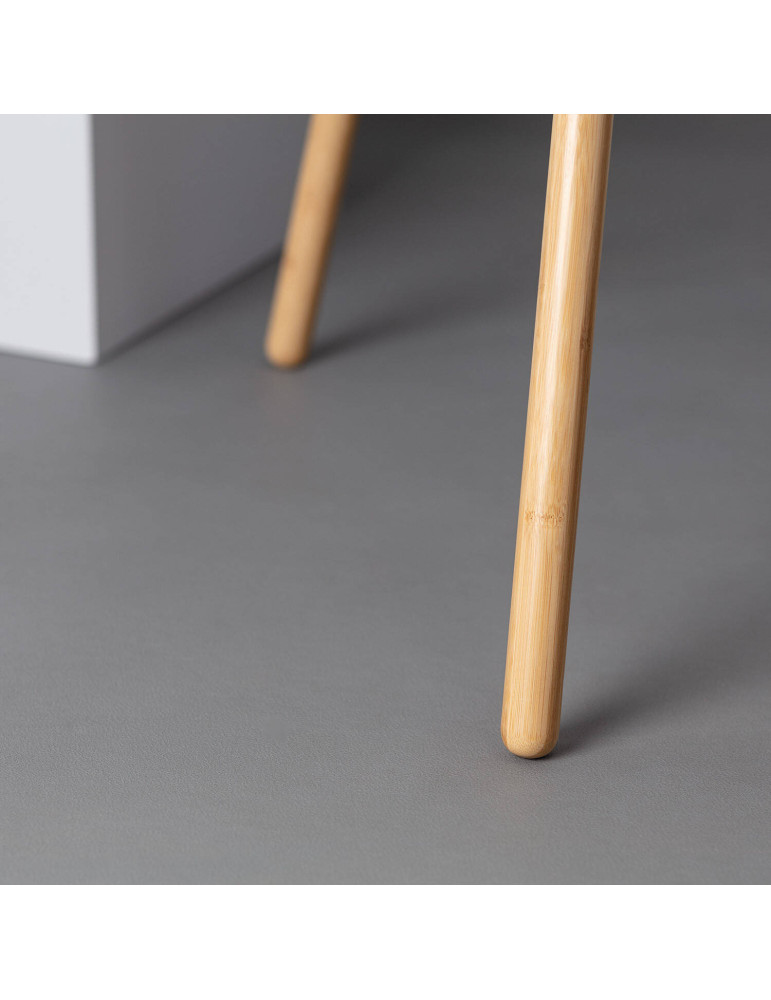 Lampadaire Bois et Tissu Wolby