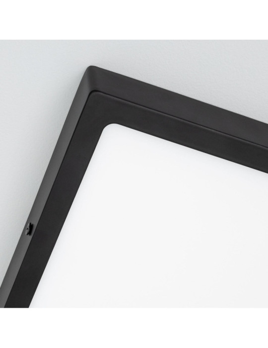 Plafonnier LED 18W Carré Aluminium  210x210 mm Slim CCT Sélectionnable Galán SwitchDimm