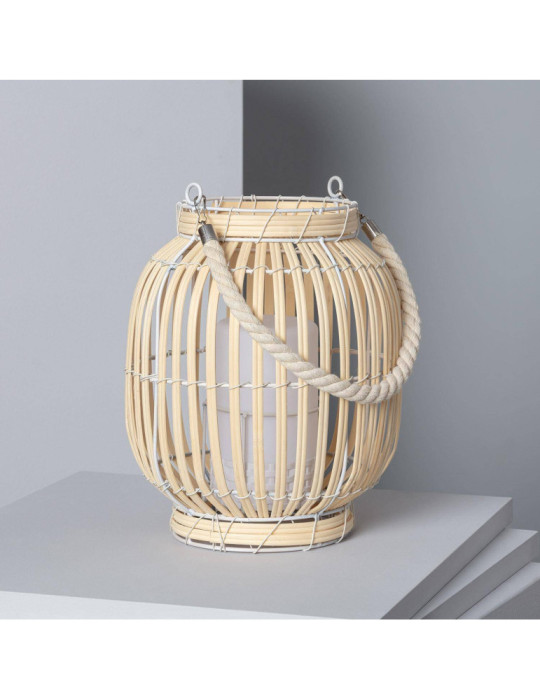 Lampe à Poser LED Portable Rotin Dragonera