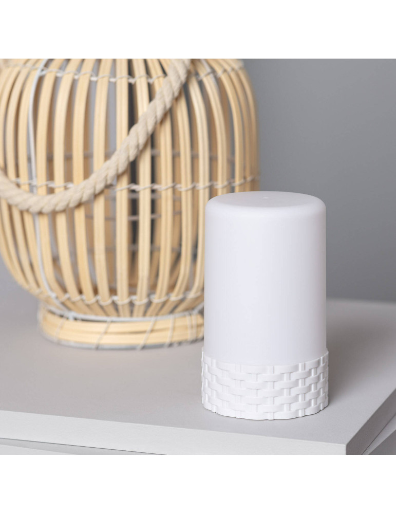 Lampe à Poser LED Portable Rotin Dragonera