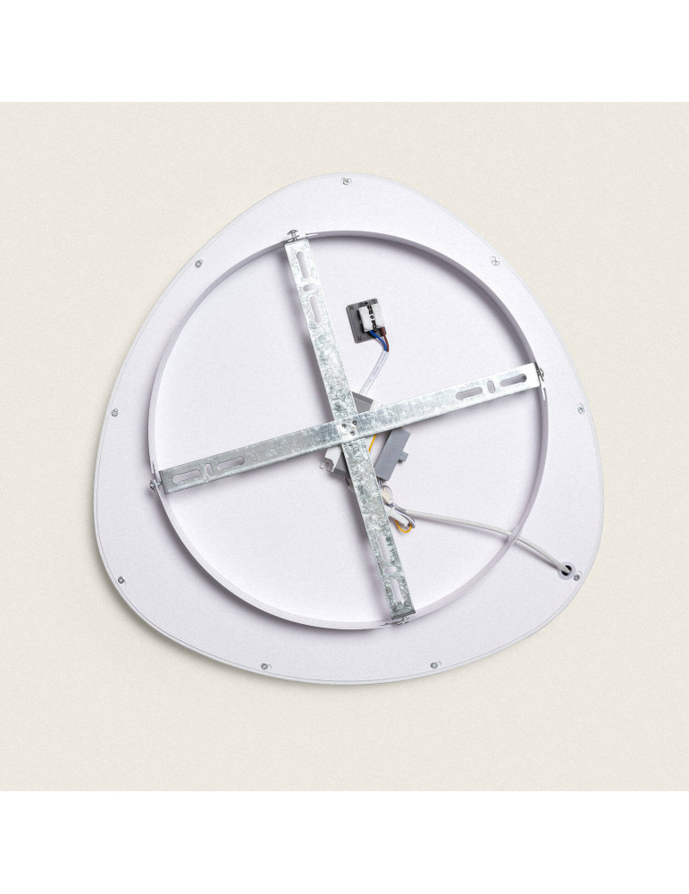 Plafonnier LED Oval 20W Métal Ø420 mm CCT Sélectionnable Owen