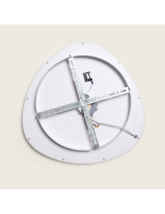 Plafonnier LED Oval 20W Métal Ø420 mm CCT Sélectionnable Owen