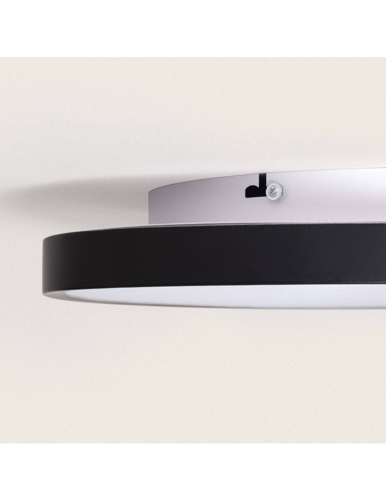 Plafonnier LED Oval 20W Métal Ø420 mm CCT Sélectionnable Owen