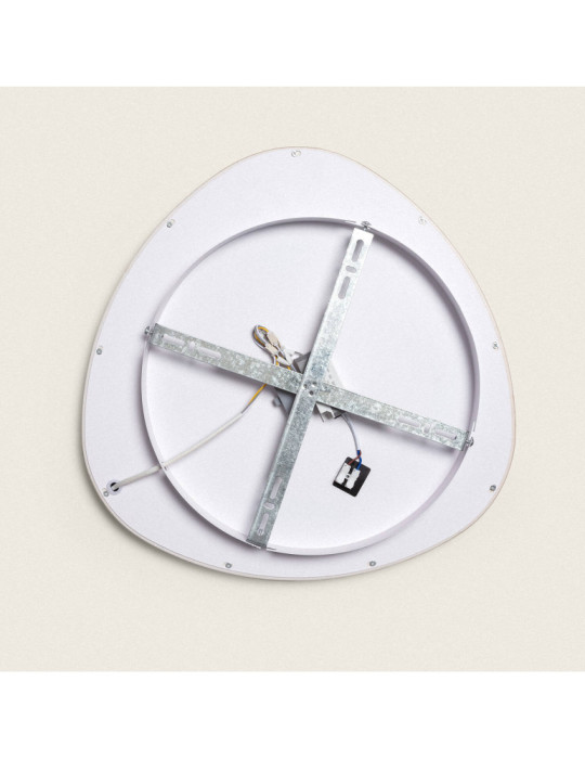 Plafonnier LED Oval 20W Métal Ø420 mm CCT Sélectionnable Owen