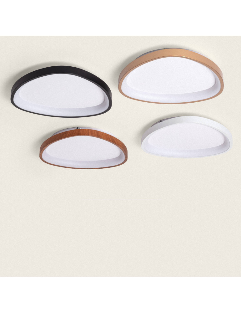Plafonnier LED Oval 20W Métal Ø420 mm CCT Sélectionnable Owen