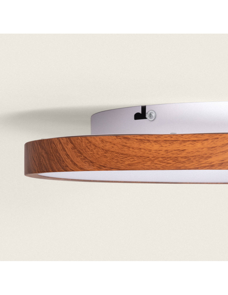 Plafonnier LED Oval 20W Métal Ø420 mm CCT Sélectionnable Owen